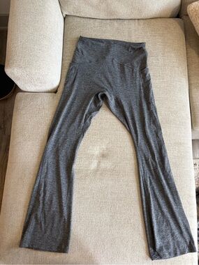 Free People Movement Gray Flare Leggings yoga pants